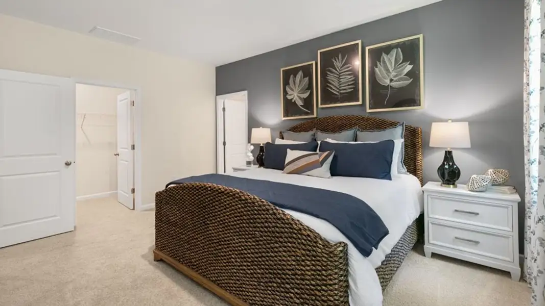 Furnished interior in a model home at Beaver Dam Crossing in Bailey (Image 21).