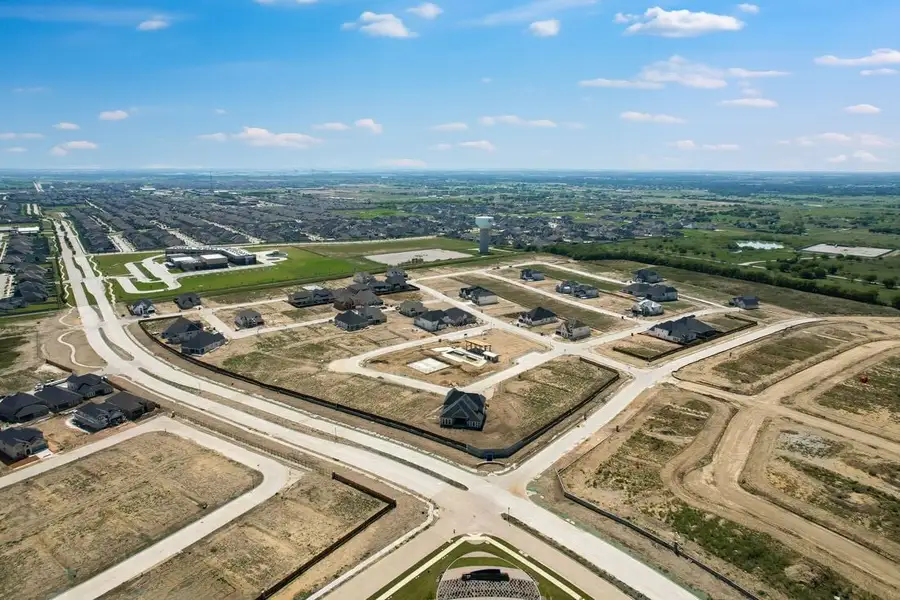 Aerial view of the The Ridge at Northlake community in Argyle, TX, showing layout and nearby surroundings (Image 4).