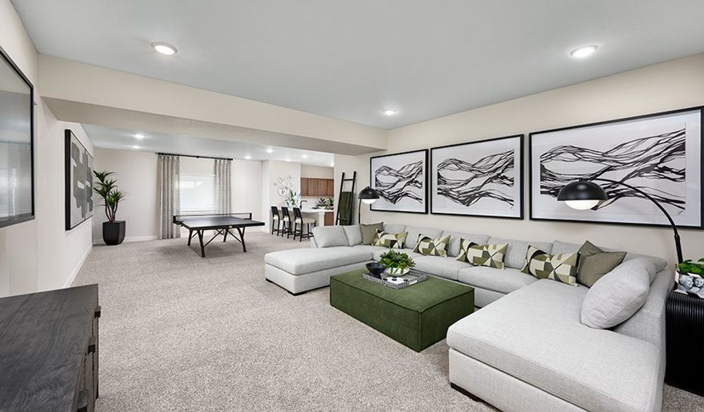 Furnished interior in a model home at Skyline at Parkvale in Littleton (Image 23). Furnished interior in a model home at Skyline at Parkvale in Littleton (Image 23).