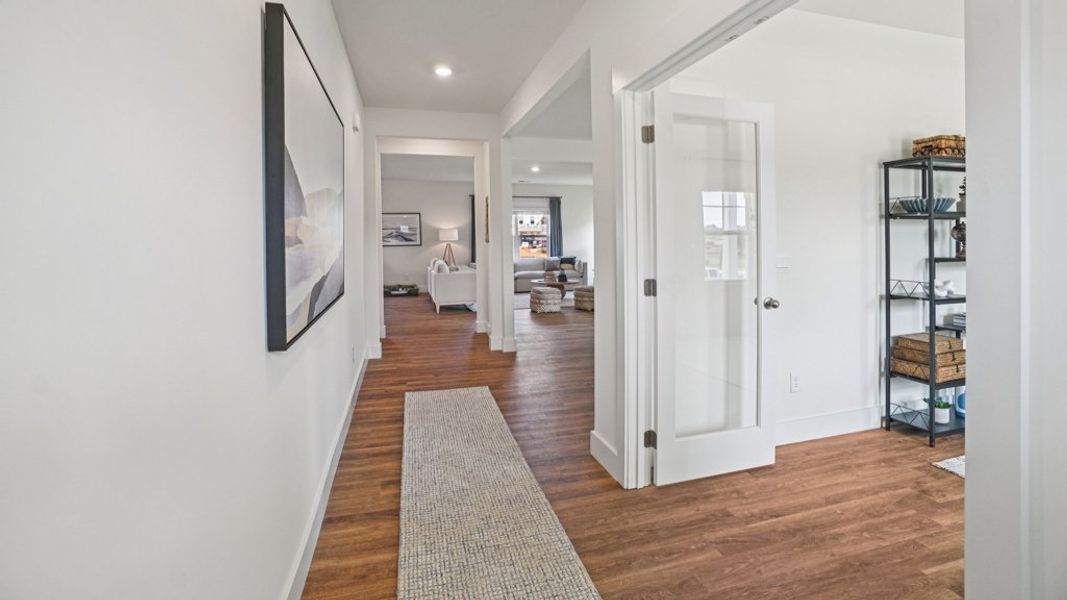 Furnished interior in a model home at Keebler Meadows in Johnson City (Image 21).