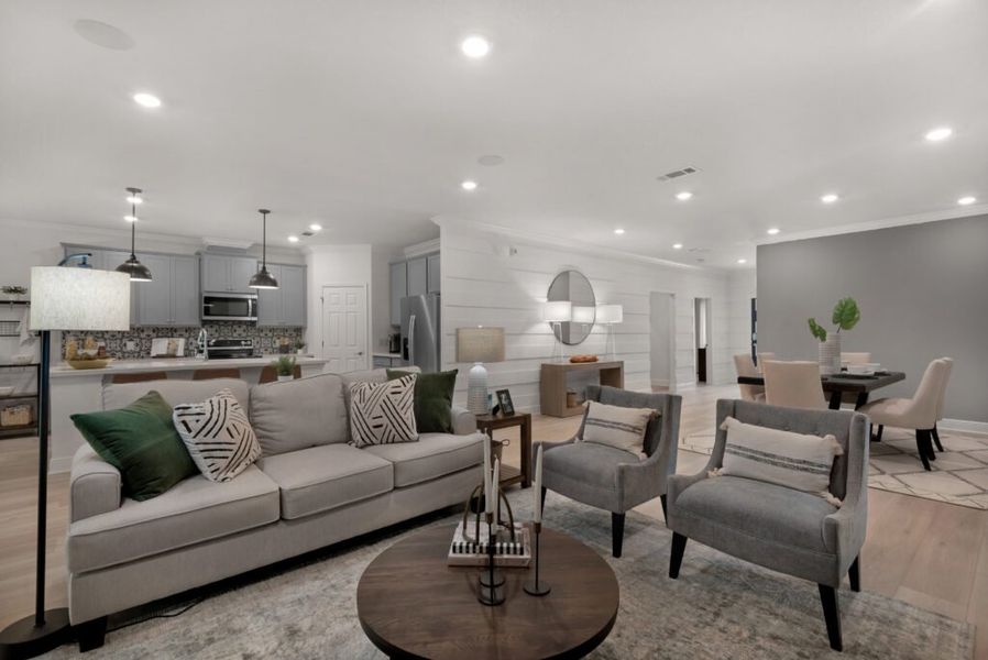 Furnished interior in a model home at Navarre in Navarre (Image 6).