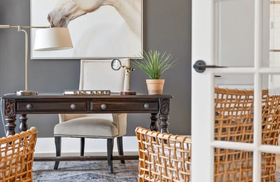 Furnished interior in a model home at The Tillery in Marietta (Image 5). Furnished interior in a model home at The Tillery in Marietta (Image 5).