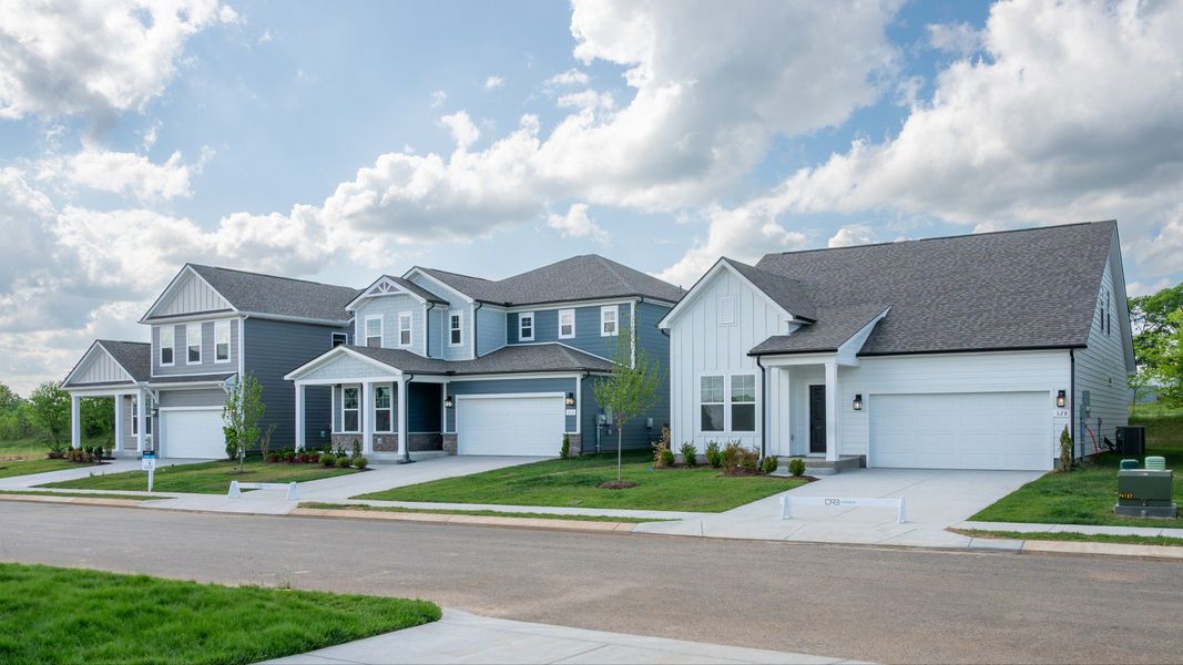 Front exterior of a home in the Cottages of Bearwood community, located in Mount Pleasant, TN (Image 11).