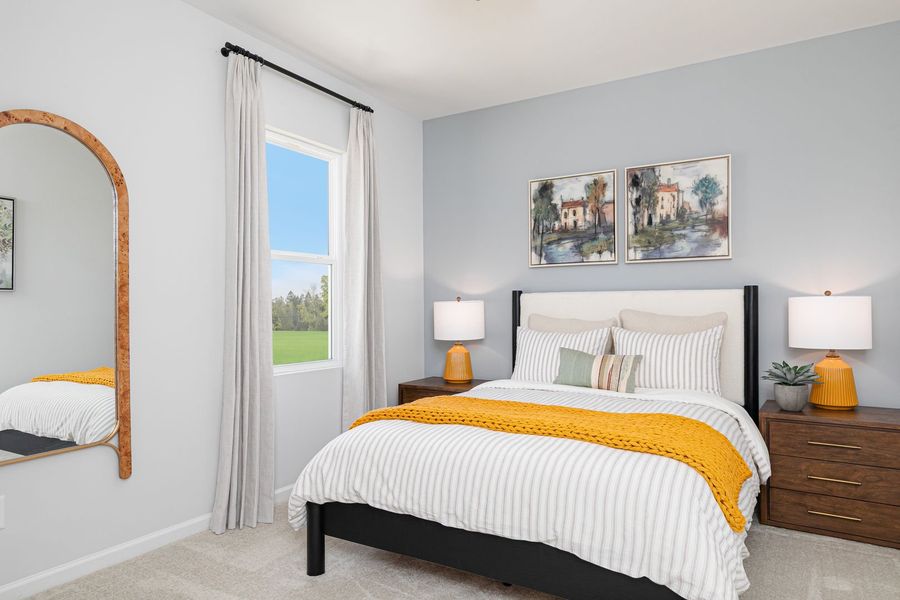 Large secondary bedrooms
