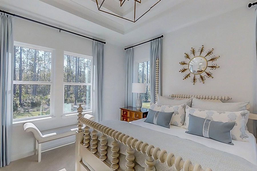 Furnished interior in a model home at Heritage Trace in Nocatee in Ponte Vedra (Image 31). Furnished interior in a model home at Heritage Trace in Nocatee in Ponte Vedra (Image 31).