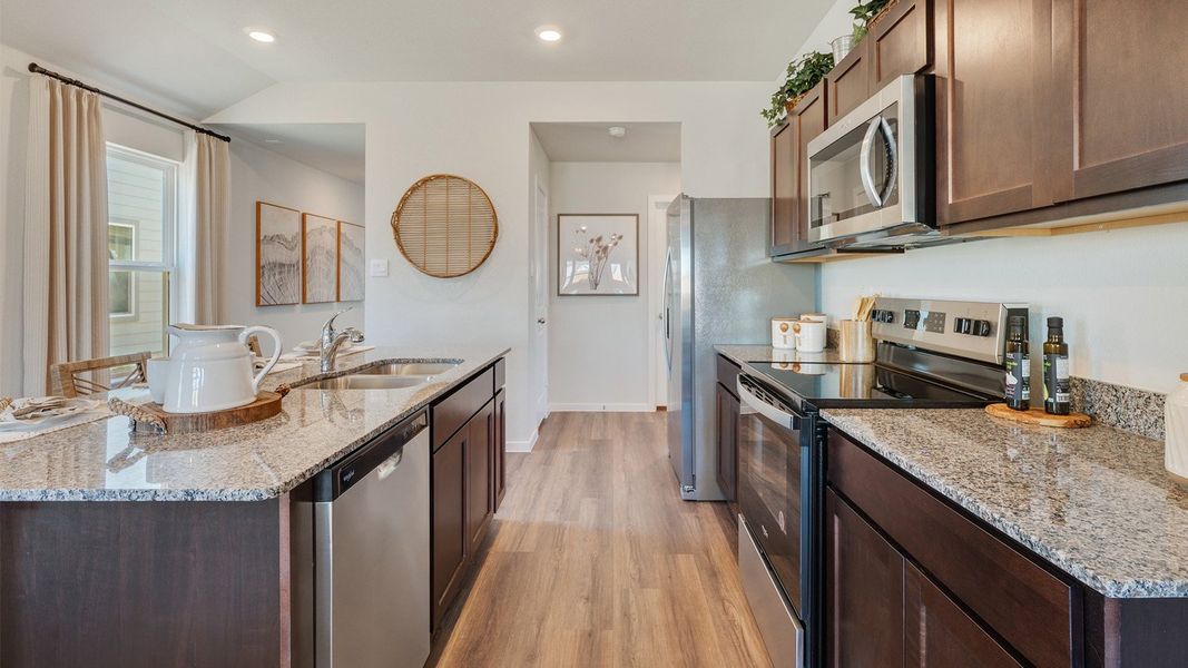 Furnished interior in a model home at Cornerstone in Rockdale (Image 25).