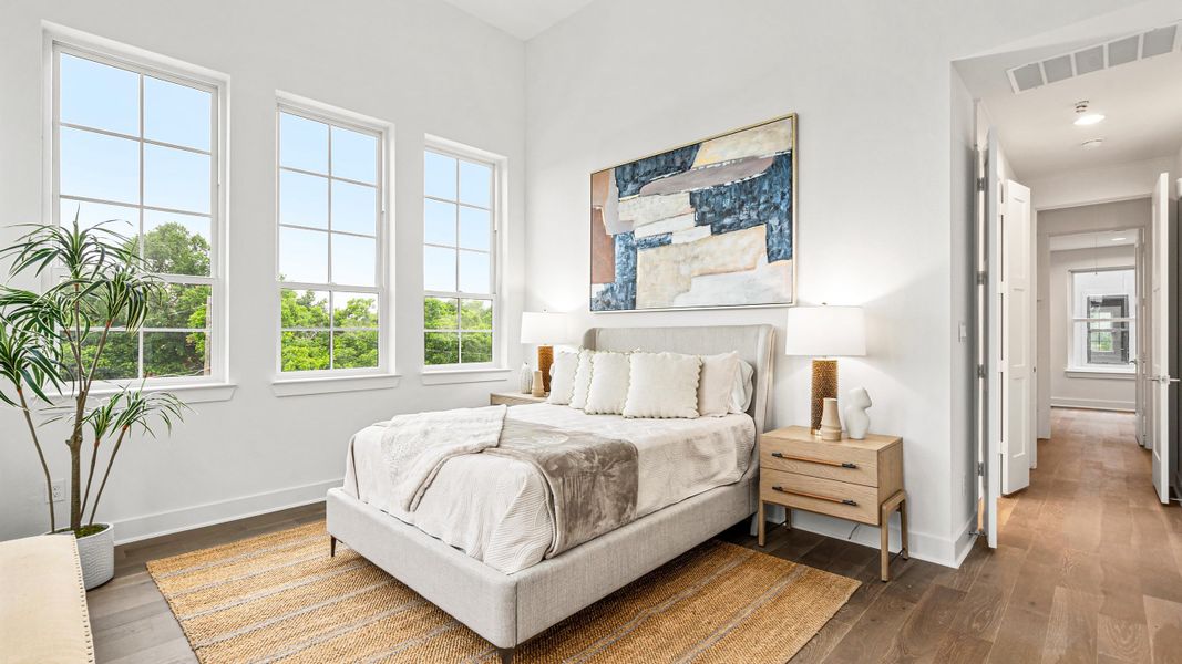 Furnished interior in a model home at Downtown Round Rock – The Depot in Round Rock (Image 7).