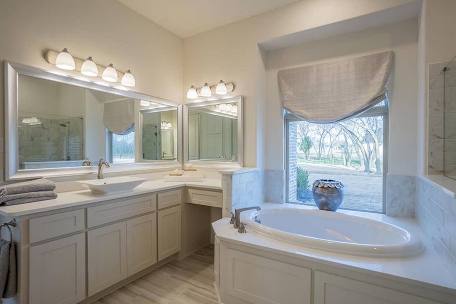 Furnished interior in a model home at Parker Ranch in Parker (Image 11).