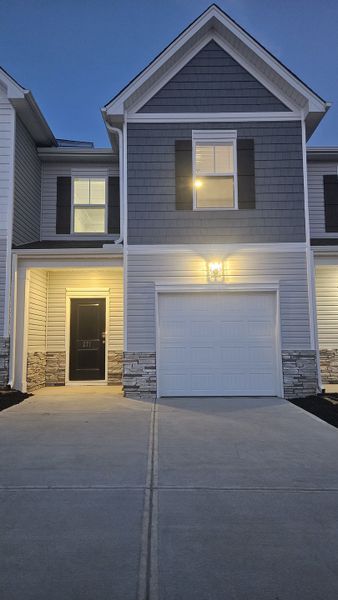 Front exterior of a home in the The Falls community, located in Blythewood, SC (Image 10).