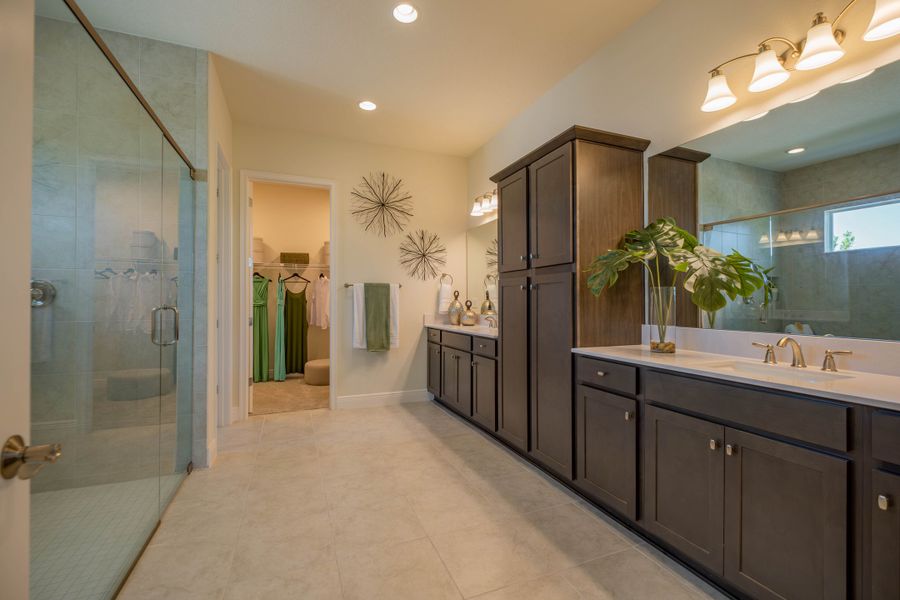 Furnished interior in a model home at Legends Preserve in Daytona Beach (Image 16).