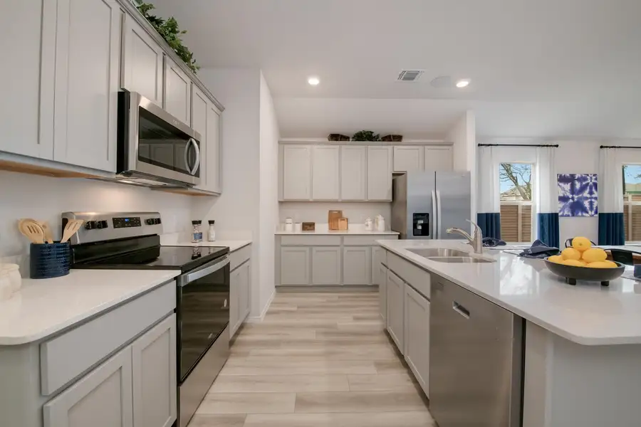 Furnished interior in a model home at Willow Glenn in Temple (Image 3).