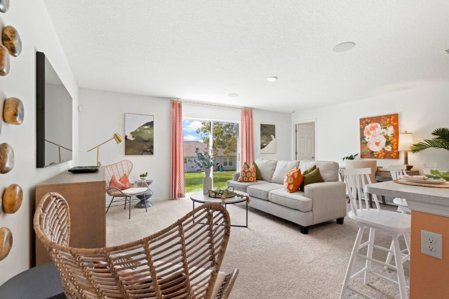 Furnished interior in a model home at Citrus Springs in Citrus Springs (Image 6).