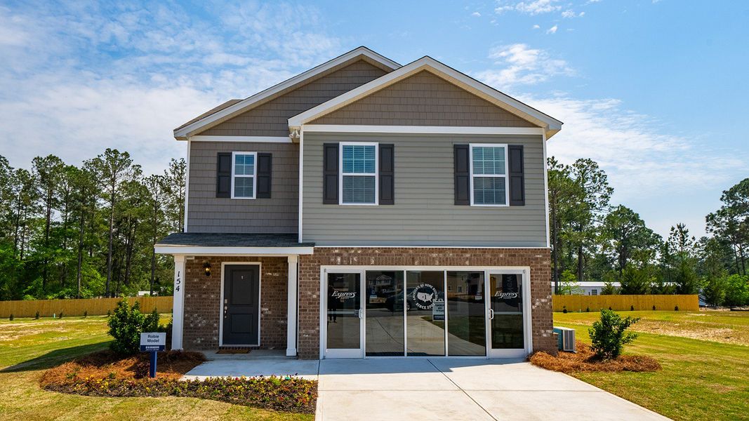Front exterior of a home in the South Haven community, located in Camden, SC (Image 1).
