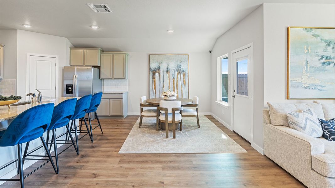 Furnished interior in a model home at Royal Oak South in Corpus Christi (Image 11).
