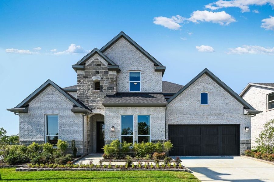 Front exterior of a home in the The Ranch at Uptown Celina 60s community, located in Celina, TX (Image 14).