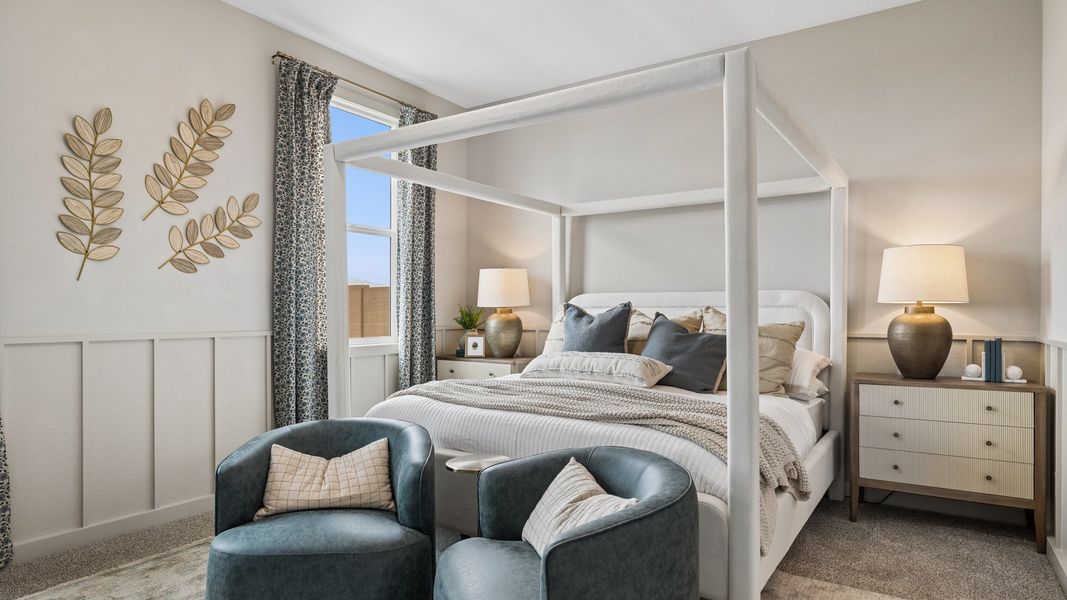 Furnished interior in a model home at Upper Canyon in Phoenix (Image 27).
