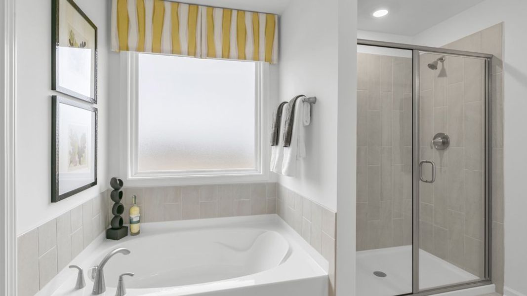 Furnished interior in a model home at Kalas Falls in Wake Forest (Image 43). Furnished interior in a model home at Kalas Falls in Wake Forest (Image 43).