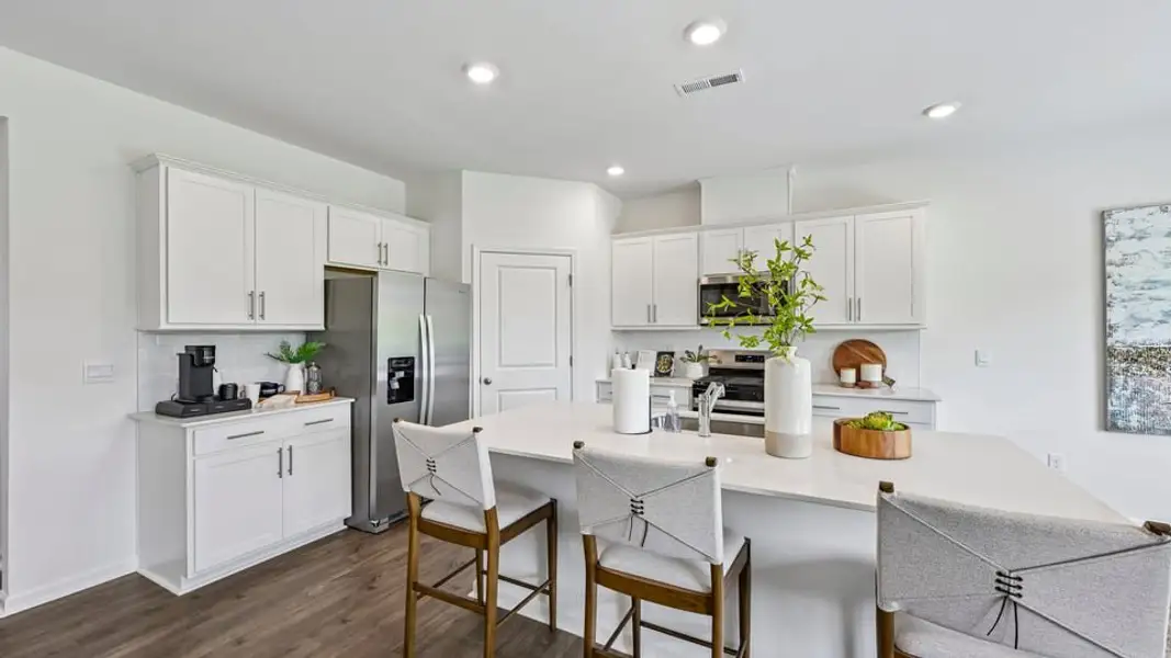 Furnished interior in a model home at Collins Ridge in Hillsborough (Image 9).