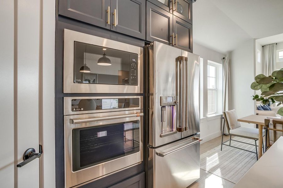 Furnished interior in a model home at MidTowne in Midlothian (Image 15).