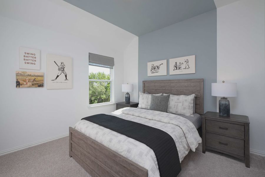 Furnished interior in a model home at Creekview Fossil Ridge in Pilot Point (Image 11). Furnished interior in a model home at Creekview Fossil Ridge in Pilot Point (Image 11).