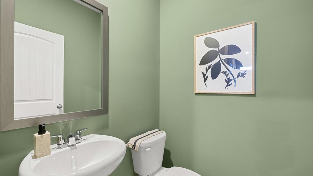 Furnished interior in a model home at Oconee Overlook Townhomes in Gainesville (Image 15).