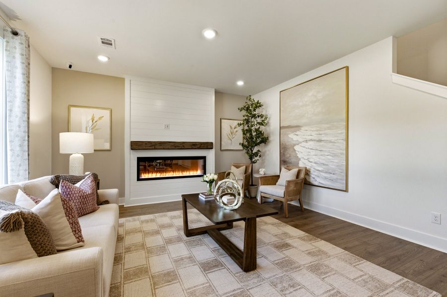 Furnished interior in a model home at The Groves of Berkeley in Moncks Corner (Image 5).