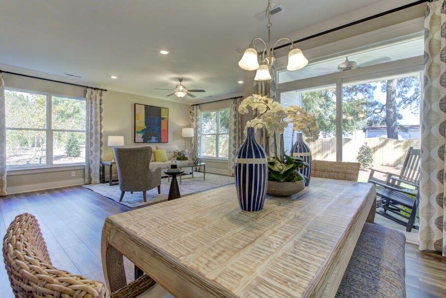 Furnished interior in a model home at Holden Village in Youngsville (Image 28).