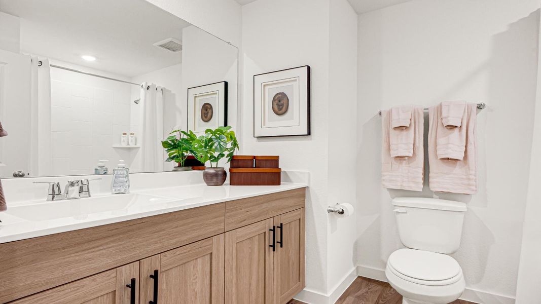 Furnished interior in a model home at Blue Heron Estates in Beasley (Image 13).