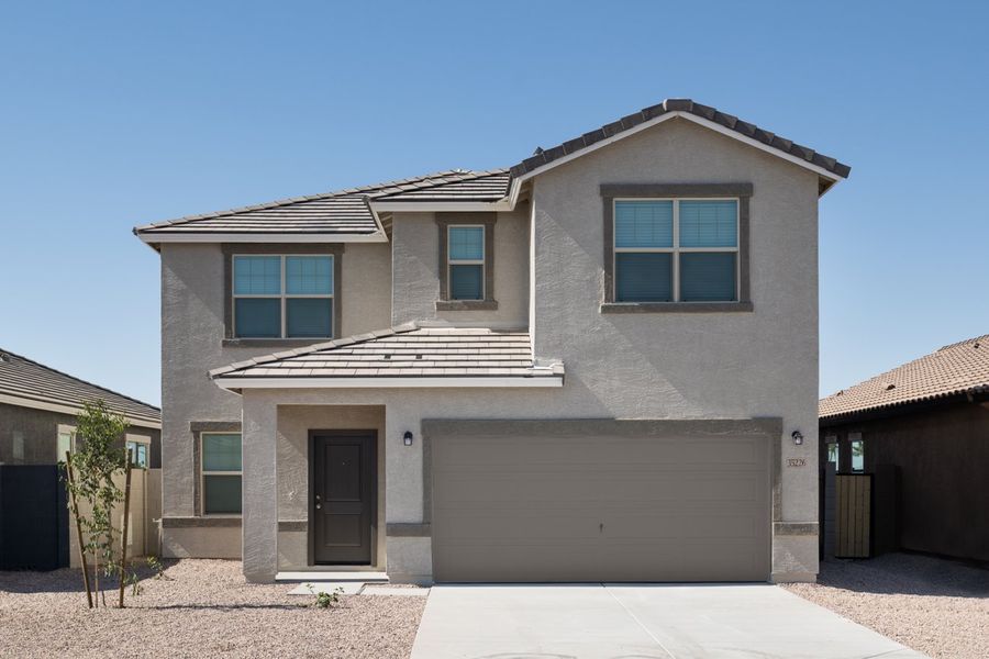 Front exterior of a home in the Magma Ranch Vistas community, located in Florence, AZ (Image 3).