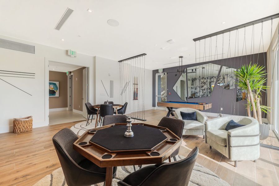 Furnished interior in a model home at Vesta at Neovita Doral in Doral (Image 11).