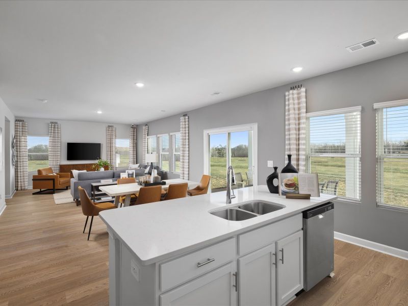 Furnished interior in a model home at The Farm at Wells Creek - Signature Collection in Gray Court (Image 5). Furnished interior in a model home at The Farm at Wells Creek - Signature Collection in Gray Court (Image 5).