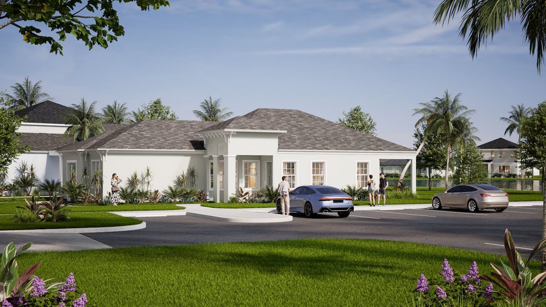 Front exterior of a home in the Palm Grove community, located in Bradenton, FL (Image 18).