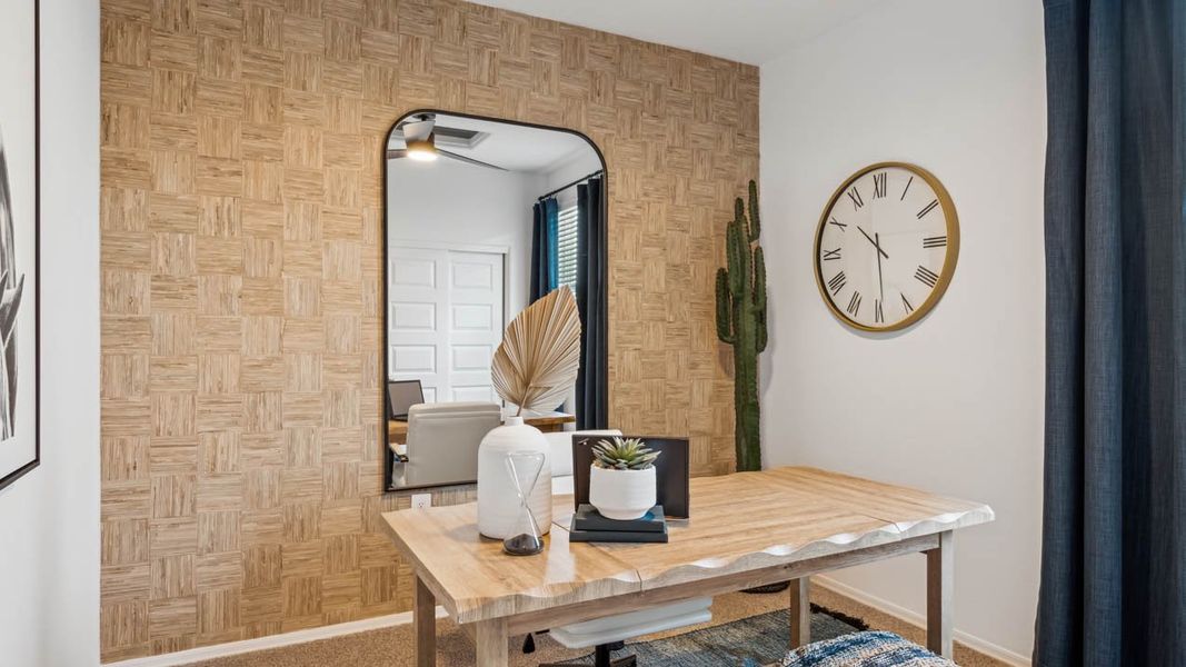 Furnished interior in a model home at Elena Trails in Maricopa (Image 45).