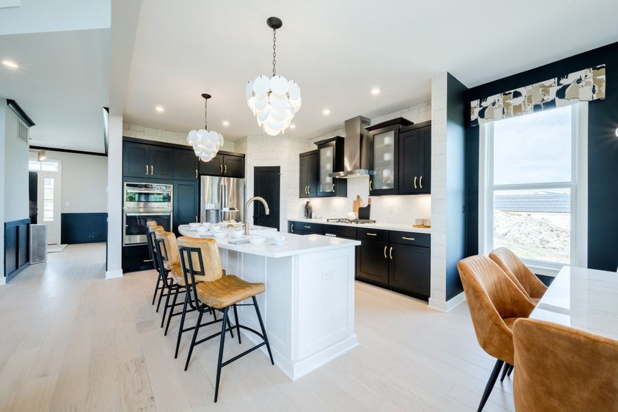 Furnished interior in a model home at Brookshale in Ball Ground (Image 4).