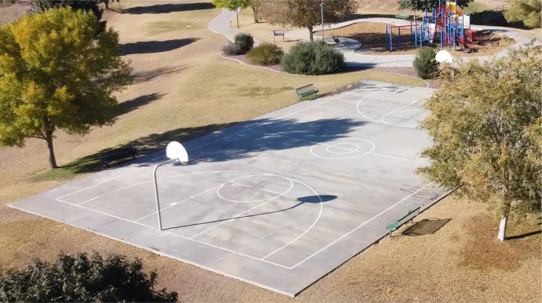 Red Rock Village basketball court