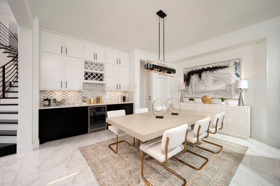 Furnished interior in a model home at Harvest Green in Richmond (Image 8). Furnished interior in a model home at Harvest Green in Richmond (Image 8).