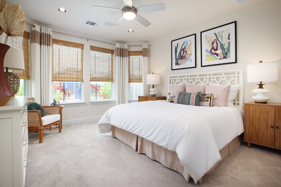 Furnished interior in a model home at Hymeadow in Maxwell (Image 11).