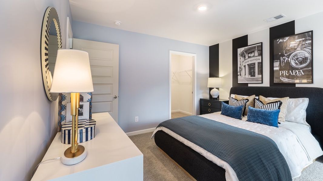 Furnished interior in a model home at Barrett Cove in Marietta (Image 22).