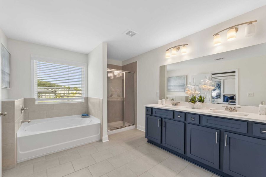Furnished interior in a model home at Somerset at Riverbrook in Gainesville (Image 29). Furnished interior in a model home at Somerset at Riverbrook in Gainesville (Image 29).