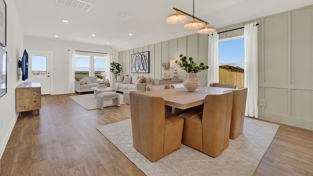 Furnished interior in a model home at Mayfair in New Braunfels (Image 38).