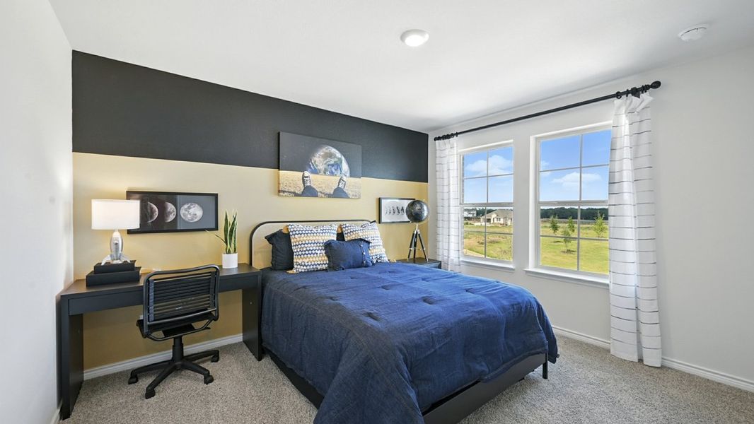Furnished interior in a model home at Lilybrooke at Legacy Hills in Celina (Image 32).