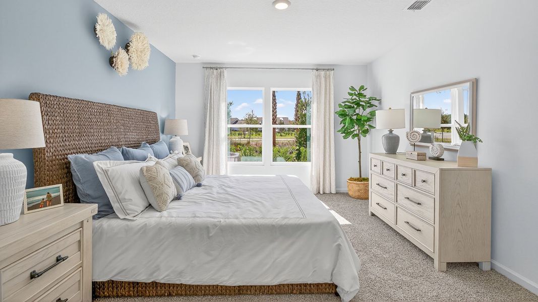 Furnished interior in a model home at Palm Coast Homesites in Palm Coast (Image 15).