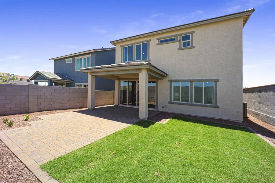 Back Yard | Encatadora | Marketside Tercera | Verrado | New homes in Buckeye, Arizona | Landsea Homes Back Yard | Encatadora | Marketside Tercera | Verrado | New homes in Buckeye, Arizona | Landsea Homes