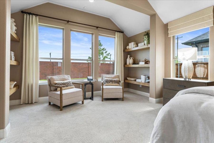 Furnished interior in a model home at River Ranch in Van Alstyne (Image 7).