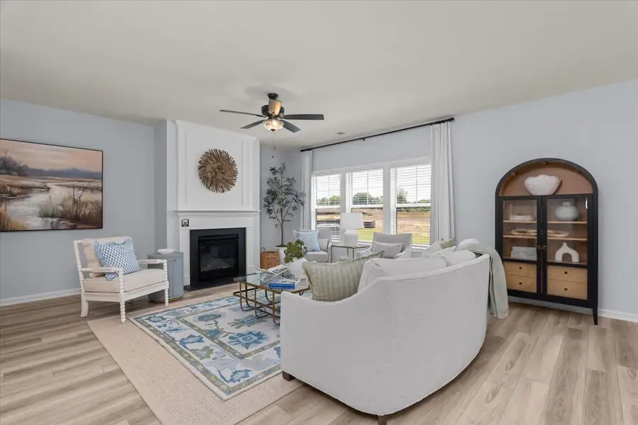 Furnished interior in a model home at Southbridge in Sumter (Image 6).