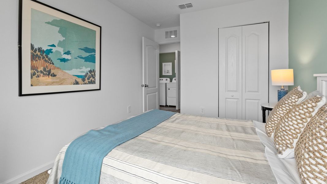 Furnished interior in a model home at The Landing in Middleburg (Image 35).