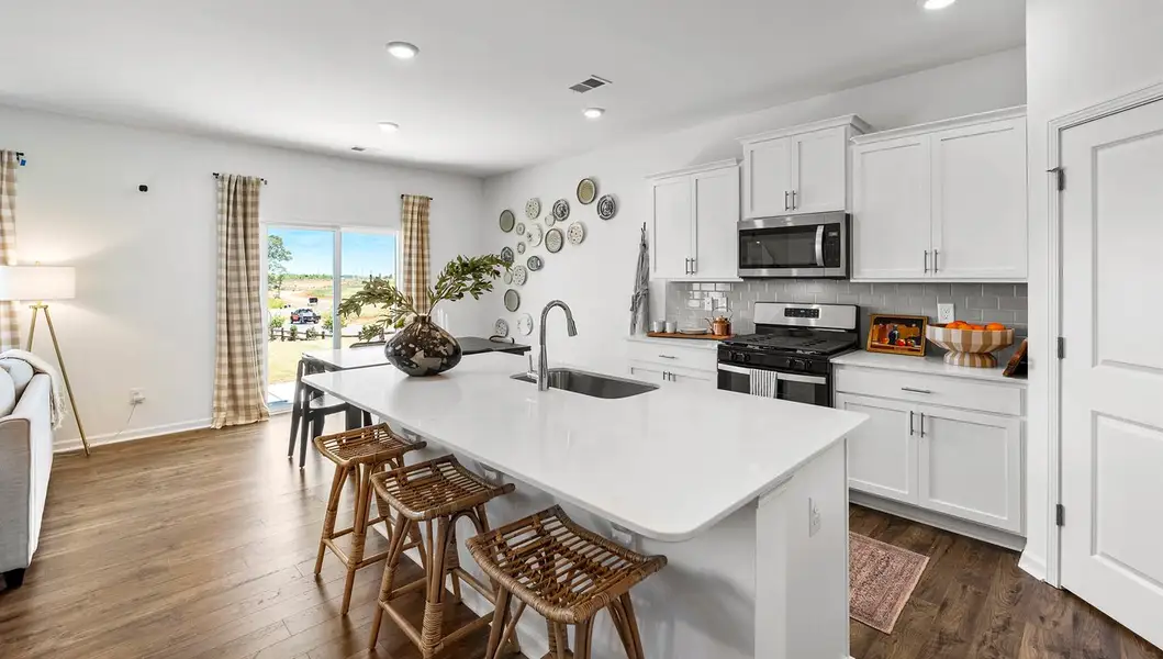 Furnished interior in a model home at Hunters Ridge in Woodruff (Image 15). Furnished interior in a model home at Hunters Ridge in Woodruff (Image 15).