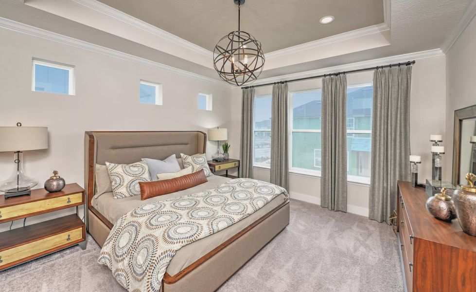 Furnished interior in a model home at West End at Town Center in Nocatee (Image 5). Furnished interior in a model home at West End at Town Center in Nocatee (Image 5).