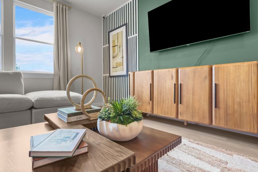A room with a table and chairs. A room with a table and chairs.
