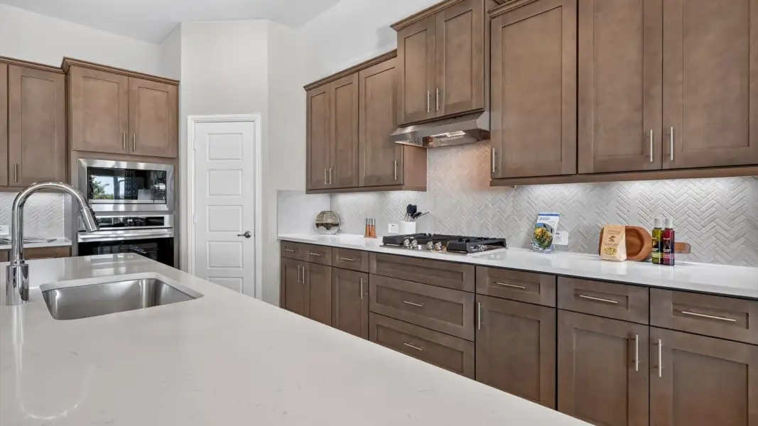 Furnished interior in a model home at Wildflower Ranch in Justin (Image 12).